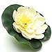 FQTANJU Artificial Floating Foam Lotus Flower Multicolor Water Lily Flower Floating Pond Plants for Home Garden Koi Fish Pond Decoration (8 Pieces/1.5