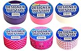 Duct Tape 6-Pack White, Pink, Purple, Optical Illusion, Bandana, Houndstooth