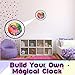 SmartsToy Kids Wall Clock Building Kit with Unicorn Design - Fun Arts and Crafts Project for Girls and Boys - Diamond Painting by Number Kits - Best Educational Toy for Children Ages 6-12