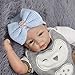 Gellwhu 5-Pack Newborn Baby Girl Bow Hats caps Beanies Hospital Infant hat Clothes Outfits