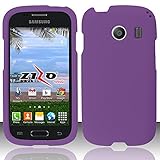 Samsung Galaxy Ace Style S765C Purple Hard Case Snap On Rubberized Protector Cover