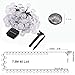 Solar String Lights Outdoor, 50 LED 24.6Ft Crystal Balls Waterproof Globe Solar Powered Fairy String Lights for Bedroom Garden Yard Home Patio Wedding Party Holiday Decoration
