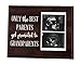 Elegant Signs Only The Best Parents Get Promoted to Grandparents Gift for Grandparents Ultrasound Picture Frame Baby Announcement Gift