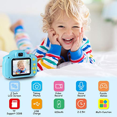 Kids Camera, AIMASON Digital Video Camera Gift for Age 3 4 5 6 7 8 9 10 Year Old Boys, Mini Recharge - //coolthings.us