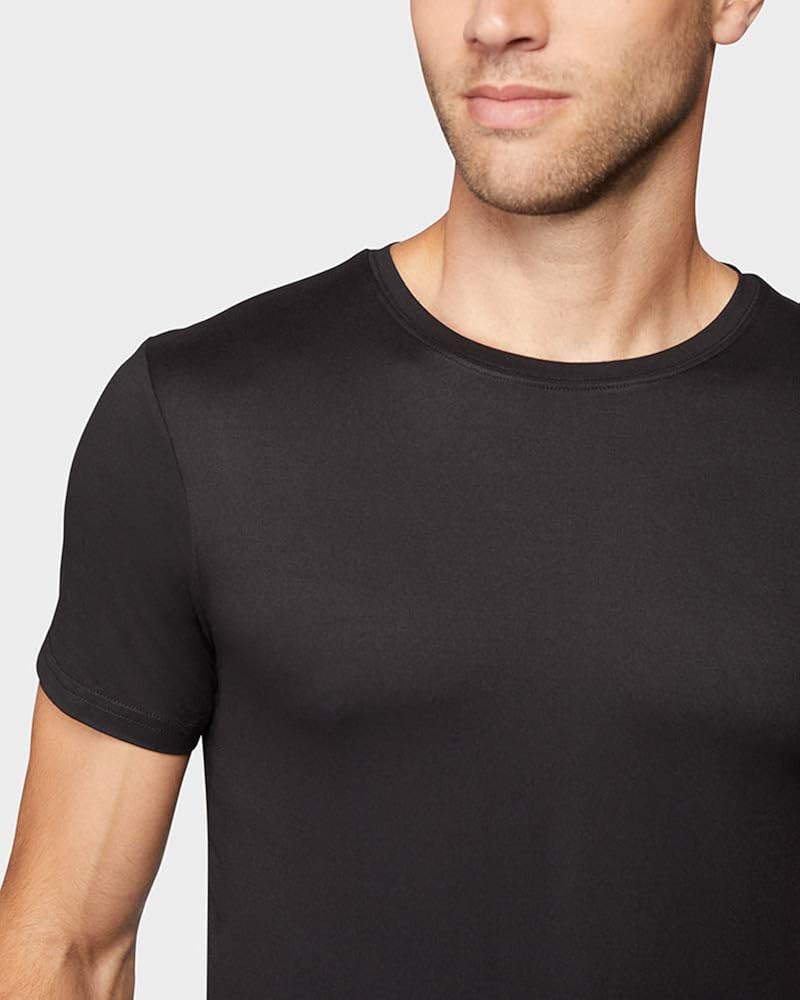 32 DEGREES Mens Cool Quick Dry Active Basic Crew T-Shirt: Clothing