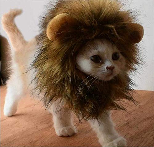 RosyLife Lion Mane Wig for Dog and Cat Costume