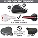 Most Comfortable Exercise Bike Seat Cushion Cover - (11 inches x 7 inches) Premium Quality Bicycle Saddle Pad with Soft Gel for Women and Men - Great for Indoor Cycling Class and Stationary Bikes