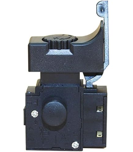 Interrupteur à Déclenchement Momentané DPDT 250V 6A - Pour Outils électriques, Boîtier Noir
