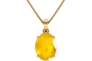 JewelryGift Choose Your Natural Gemstone Pendant With Chain 18k Gold Plated Beautiful Fashion jewelry Necklace For Girls and 