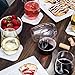 ConnectedPlus 16 oz Stemless Plastic Wine Glasses: Set of 6 Tritan Shatterproof, Reusable Stemless Wine Cups Perfect for Outdoor Picnics