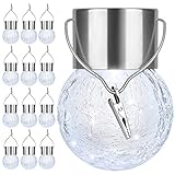 12Pack Outdoor Hanging Solar Lights - Solar Powered