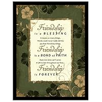 Dexsa Friendship Wood Frame Plaque with Easel