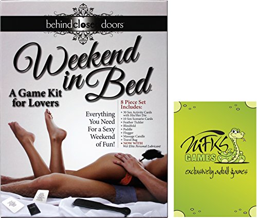 Weekend In Bed Game Kit - Adult Game For Couples - Bundle - 2 Items
