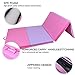 Polar Aurora 4'x6'x2 / 2'x6'x1.5 Gymnastics Folding Mat Fitness Aerobics Exercise Yoga Tumbling Mat Colors