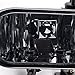 AUTOSAVER88 Fog Lights Compatible with 1999 2000 2001 2002 GMC Sierra 2000 2001 2002 2003 2004 2005 2006 GMC Yukon Pickup Truck Fog Lamps,with 12V 37.5W 899 Bulbs,Smoke Lens