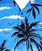 V.H.O. Funky Hawaiian Shirt, Shortsleeve, Beach, Blue, M