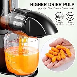 Slow Juicer,AMZCHEF Masticating Juicer Machines