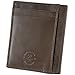 Hammer Anvil RFID Blocking Genuine Leather Front Pocket Wallet Card Case Brown