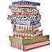 Gift Boutique 12 Christmas Wrapping Boxes Set Decorative Holiday Paper Box for Shirt Robe Lingerie Clothing, 6 Shirt Boxes 4 Lingerie Boxes 2 Robe Boxes