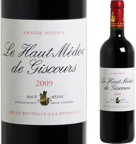 Amazon Co Jp シャトー ジスクール 赤ワイン ル オー メドック ド ジスクール 09 通販 食品 飲料 お酒