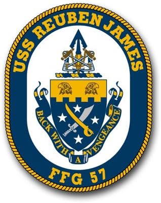 US Navy Ship USS Reuben James FFG-57 Decal Sticker 3.8"