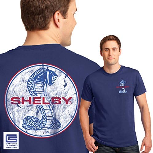Shelby Cobra Vintage Mustang T Shirt Ford Muscle Car (Large)