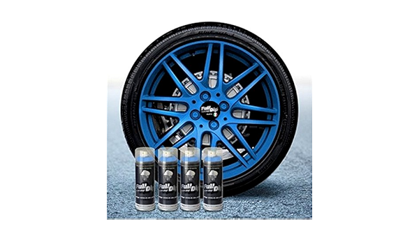 FULL DIP PACKS AHORRO LLANTAS 4 SPRAYS AZUL METALIZADO MATE ...