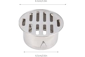 Saluaqui Stainless Steel Floor Drain Drain Covers Outdoor Floor Cover Cover 4 Inch Covers Outdoor 3 Inch 4 Sewer for 3pipe Ba