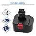 Powerextra 2 Pack 14.4V 3000mAh Battery Replacement for Lincoln Grease Guns 1401 1442 1442E 1444 1444E