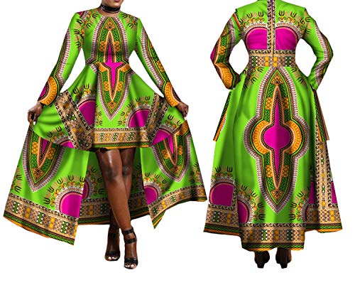 2019 African Dresses for Women Print Batik Sexy Long Dress Traditional Clothing,181,4XL