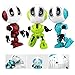 CONVLI Talking Robot Toys for Boys or Girls,Mini Body Robot with Repeats Your Voice,Colorful Flashing Lights Interactive Toy for Gift（red）