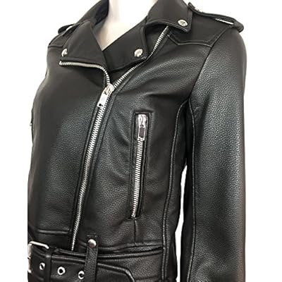 zara faux leather jacket womens