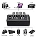 4-Port USB 3.0 Hub, SOWTECH 18W(5V/3.5A) Powered USB Hub 5Gbps Hot Swapping with Anti-dust Rubber ON/OFF Switch 3.3 Feet Cable for iMac, MacBook Air, MacBook Pro, Mac Mini, PC, Laptops