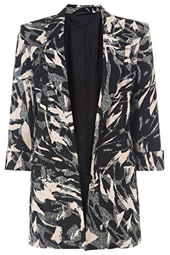 51mfqb4RP7L Roman Originals - Chaqueta de manga 3/4 para mujer, elegante, informal, para uso diario, holgado, largo de borde a borde… Roman Originals - Chaqueta de manga 3/4 para mujer, elegante, informal, para uso diario, holgado, largo de borde a borde… - Imagen 6