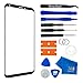 MMOBIEL Front Glass Repair kit for LG V30 H930 Series (Black) 6.0 Inch Display Touchscreen incl. 11 pcs Tool Kit incl Tweezers/Suction Cup/Metal Wire/Microfiber Cleaning Cloth