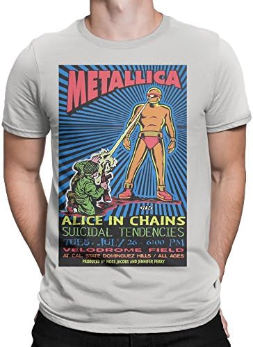 Metallica Alice in Chains Suicidal Tendencies concert poster shirt