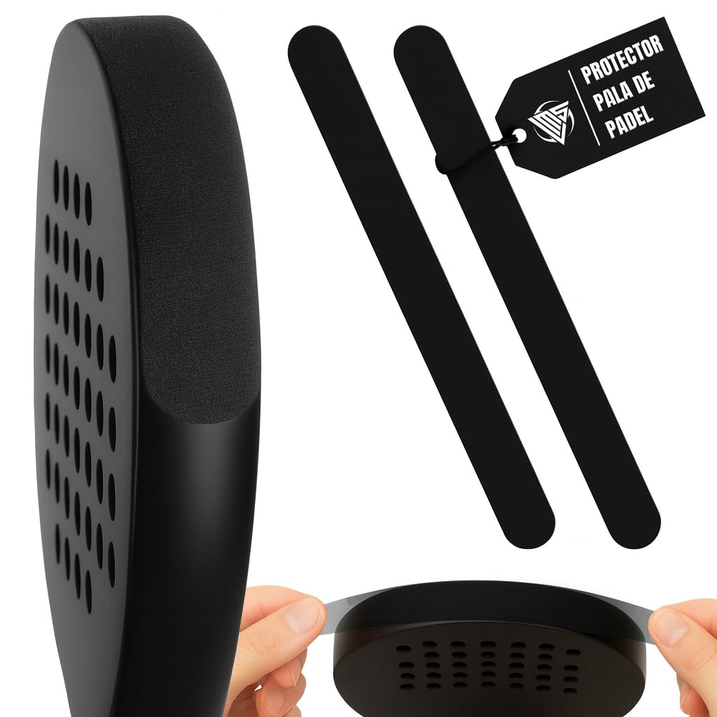 JJ LMS Black Padel Racquet Protector Pack of 2 + Sticker