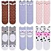 Gellwhu Unisex Baby Girls Socks, 6 Pairs Toddler Boy Animal Knee High Socks (1-3 Years, 6-Pack Set A)