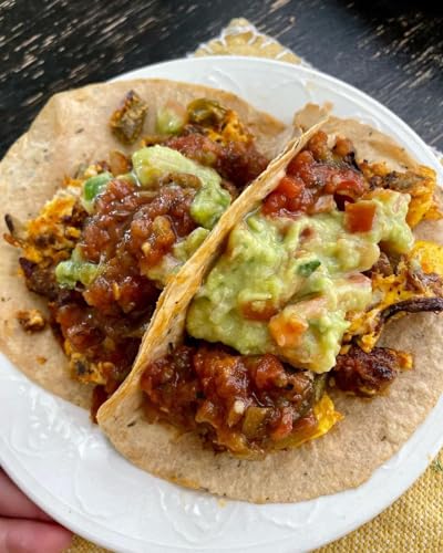 MR. TORTILLA LOW CARB TORTILLA WRAPS – KETO TORTILLAS WITH AVOCADO OIL – STREET TACO SIZE – 1 NET CARB PER SERVING – LOW CALORIE KETO WRAPS – LOW CARB TORTILLAS – (MULTIGRAIN, 96 COUNT)