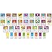 TREND enterprises, Inc. T-8265 Awesome Animals Alphabet Cards Standard Manuscript Bulletin Board Set