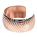 Turquoise Skies Tskies Copper Bracelet Triangle Design (medium)