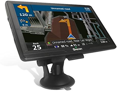 Car GPS Navigation 7 Inches 8GB Capacitive Touchscreen System Vehicle GPS SAT NAV Included Overall America Maps Directions with 2 Car Charger