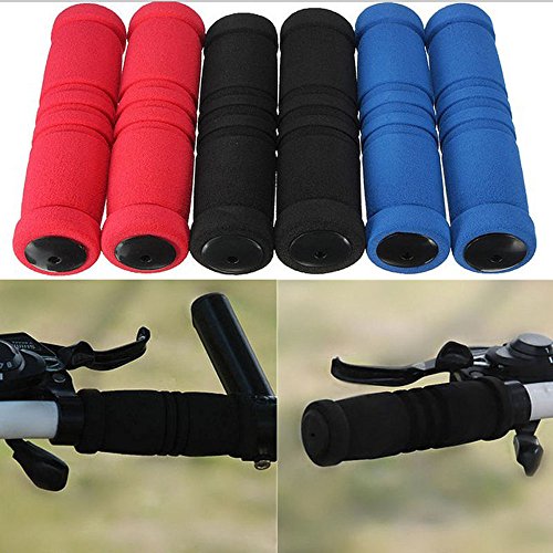 image for Clearance！！！Glumes 1 Pairs Bike Handlebar Grips, Non-Slip-Rubber