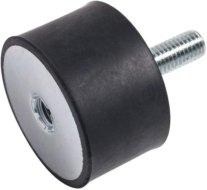 4 Supports Anti-vibration M8 Pour Compresseur - Blocs Caoutchouc Silencieux - Réduction Bruit Et Vibrations