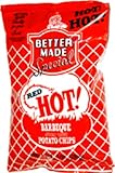 Better Made Red Hot! Barbecue Potato Chips, 1 oz (Pack Of 3)