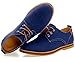 DADAWEN Men's Casual Canvas Oxfords Walking Shoes Sneakers Lace Up Dress Shoes