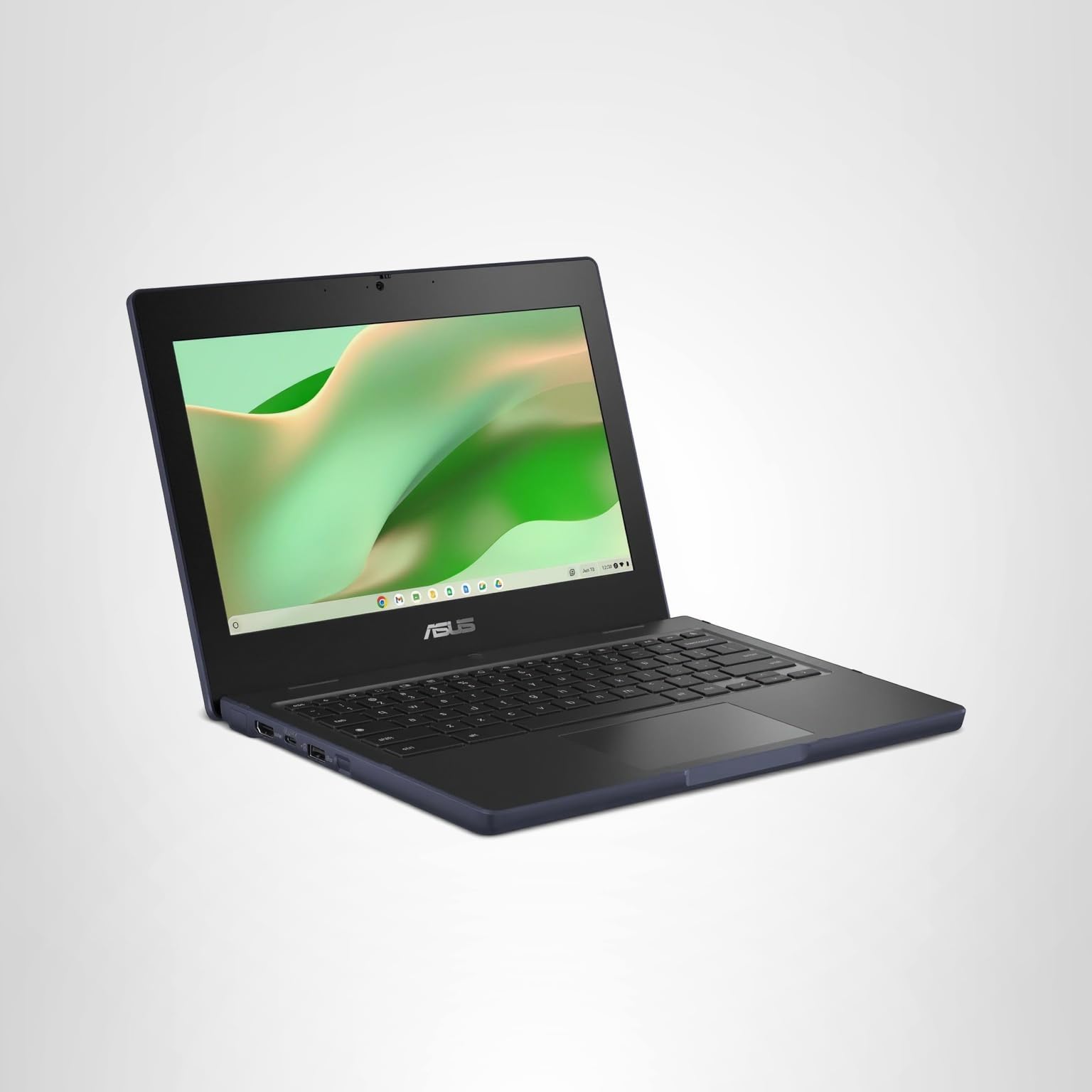 ASUS Chromebook CR11 Ruggedized Laptop, 11.6” Display, Intel Processor N100 Processor, 4GB RAM, 64GB eMMC Storage, Antimicrobial Guard, Spill-Resistant Keyboard, Mineral Grey, CR1104CGA-AS44