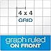 Ampad Gold Fibre Designer, Planning Pad, Size 8-1/2 x 11-3/4, Assorted covers, Quad Ruling, 80 Sheets Per Notebook (20-822)