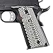 Guuun 1911 Grips G10 Full Size Government Commander Custom Grip Ambi Safety Cut OPS Eagle Wing Texture