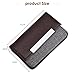 MaxGear Business Card Holder Leather Business Card Carrier Fashion Business Card Case Women Pocket Business Card Holders Wallet Business Card Cases Name Card Holder with Magnetic Shut, Coffee Brown